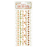 Stamperia Whispering Woods Rub-On 4x8,5 Inch Stripes (DFLRB189)