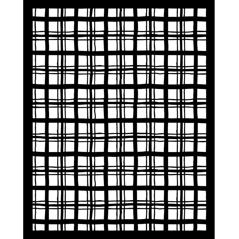 Stamperia Whispering Woods Thick Stencil 20x25cm Tartan Pattern (KSTD186) Stamperia Whispering Woods Thick Stencil 20x25cm Tartan Pattern (KSTD186)