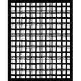 Stamperia Whispering Woods Thick Stencil 20x25cm Tartan Pattern (KSTD186)