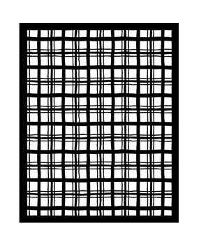 Stamperia Whispering Woods Thick Stencil 20x25cm Tartan Pattern (KSTD186) Stamperia Whispering Woods Thick Stencil 20x25cm Tartan Pattern (KSTD186)