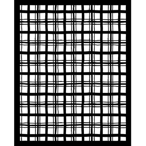 Stamperia Whispering Woods Thick Stencil 20x25cm Tartan Pattern (KSTD186) Stamperia Whispering Woods Thick Stencil 20x25cm Tartan Pattern (KSTD186)