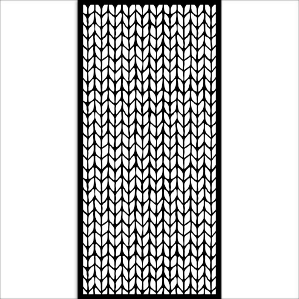 Stamperia Whispering Woods Thick Stencil 12x25cm Knitting Pattern (KSTDL129) Stamperia Whispering Woods Thick Stencil 12x25cm Knitting Pattern (KSTDL129)