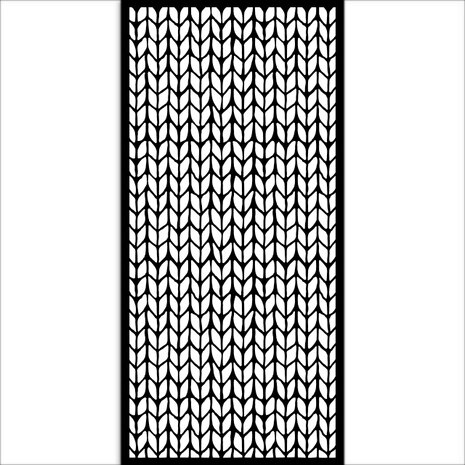 Stamperia Whispering Woods Thick Stencil 12x25cm Knitting Pattern (KSTDL129) Stamperia Whispering Woods Thick Stencil 12x25cm Knitting Pattern (KSTDL129)