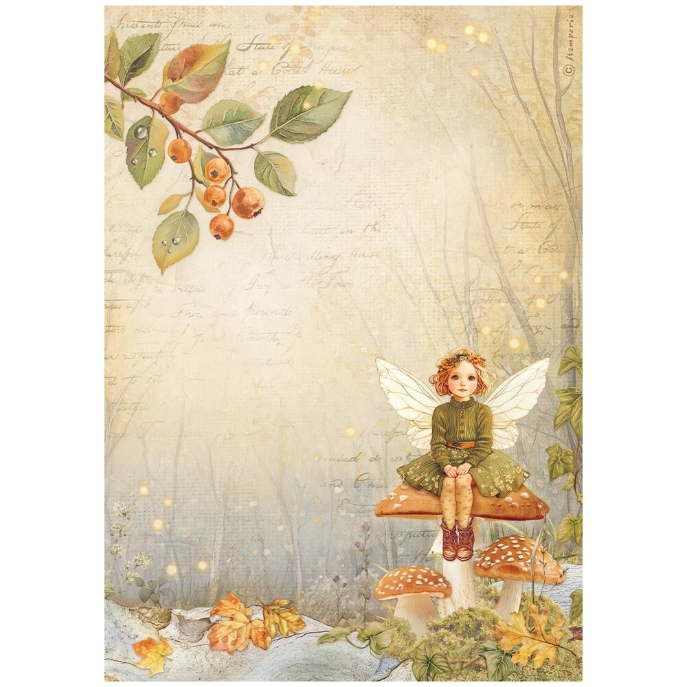 Stamperia Whispering Woods A4 Rice Paper Fairy (DFSA41059) Stamperia Whispering Woods A4 Rice Paper Fairy (DFSA41059)