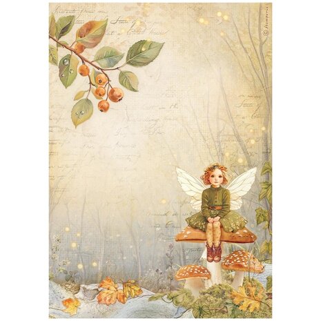 Stamperia Whispering Woods A4 Rice Paper Fairy (DFSA41059) Stamperia Whispering Woods A4 Rice Paper Fairy (DFSA41059)