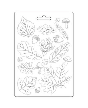 Stamperia Whispering Woods A5 Soft Mould Leaves (K3PTA5676) Stamperia Whispering Woods A5 Soft Mould Leaves (K3PTA5676)