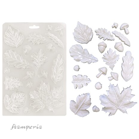 Stamperia Whispering Woods A5 Soft Mould Leaves (K3PTA5676) Stamperia Whispering Woods A5 Soft Mould Leaves (K3PTA5676)