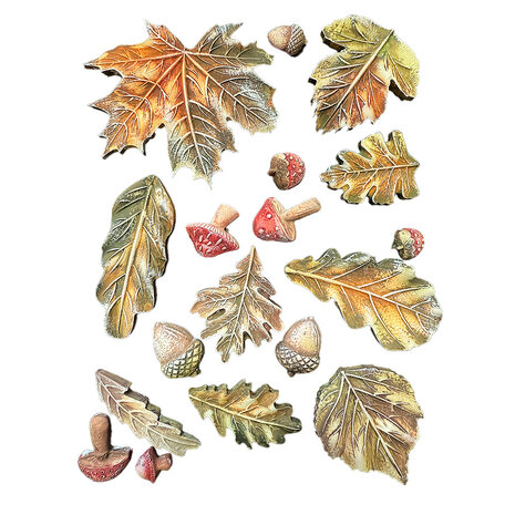 Stamperia Whispering Woods A5 Soft Mould Leaves (K3PTA5676) Stamperia Whispering Woods A5 Soft Mould Leaves (K3PTA5676)