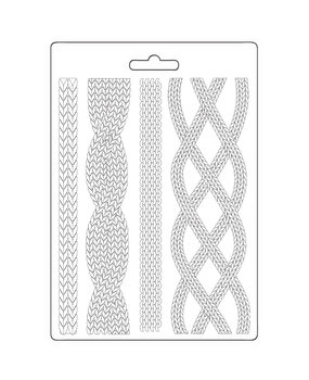 Stamperia Whispering Woods A5 Soft Mould Cords (K3PTA5677) Stamperia Whispering Woods A5 Soft Mould Cords (K3PTA5677)