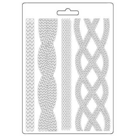 Stamperia Whispering Woods A5 Soft Mould Cords (K3PTA5677) Stamperia Whispering Woods A5 Soft Mould Cords (K3PTA5677)