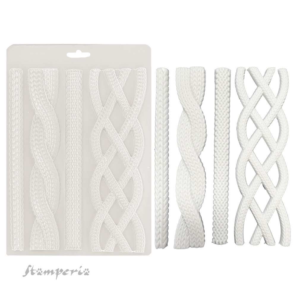Stamperia Whispering Woods A5 Soft Mould Cords (K3PTA5677) Stamperia Whispering Woods A5 Soft Mould Cords (K3PTA5677)