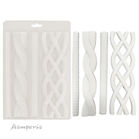 Stamperia Whispering Woods A5 Soft Mould Cords (K3PTA5677) Stamperia Whispering Woods A5 Soft Mould Cords (K3PTA5677)