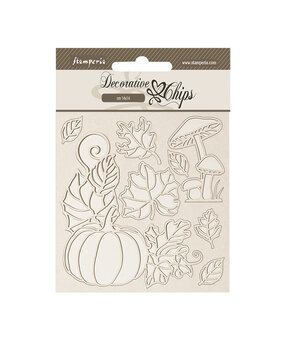 Stamperia Whispering Woods Decorative Chips Pumpkin (SCB275) Stamperia Whispering Woods Decorative Chips Pumpkin (SCB275)