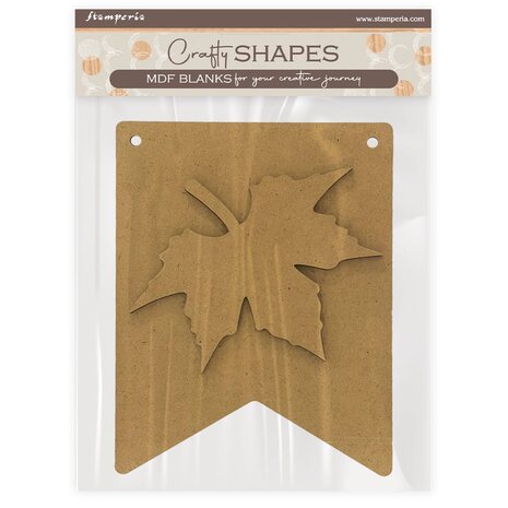 Stamperia Whispering Woods MDF Crafty Shapes Blanks Leaf (KLSM65) Stamperia Whispering Woods MDF Crafty Shapes Blanks Leaf (KLSM65)