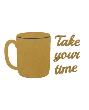 Stamperia Whispering Woods MDF Crafty Shapes Blank Cup (KLSM66) Stamperia Whispering Woods MDF Crafty Shapes Blank Cup (KLSM66)