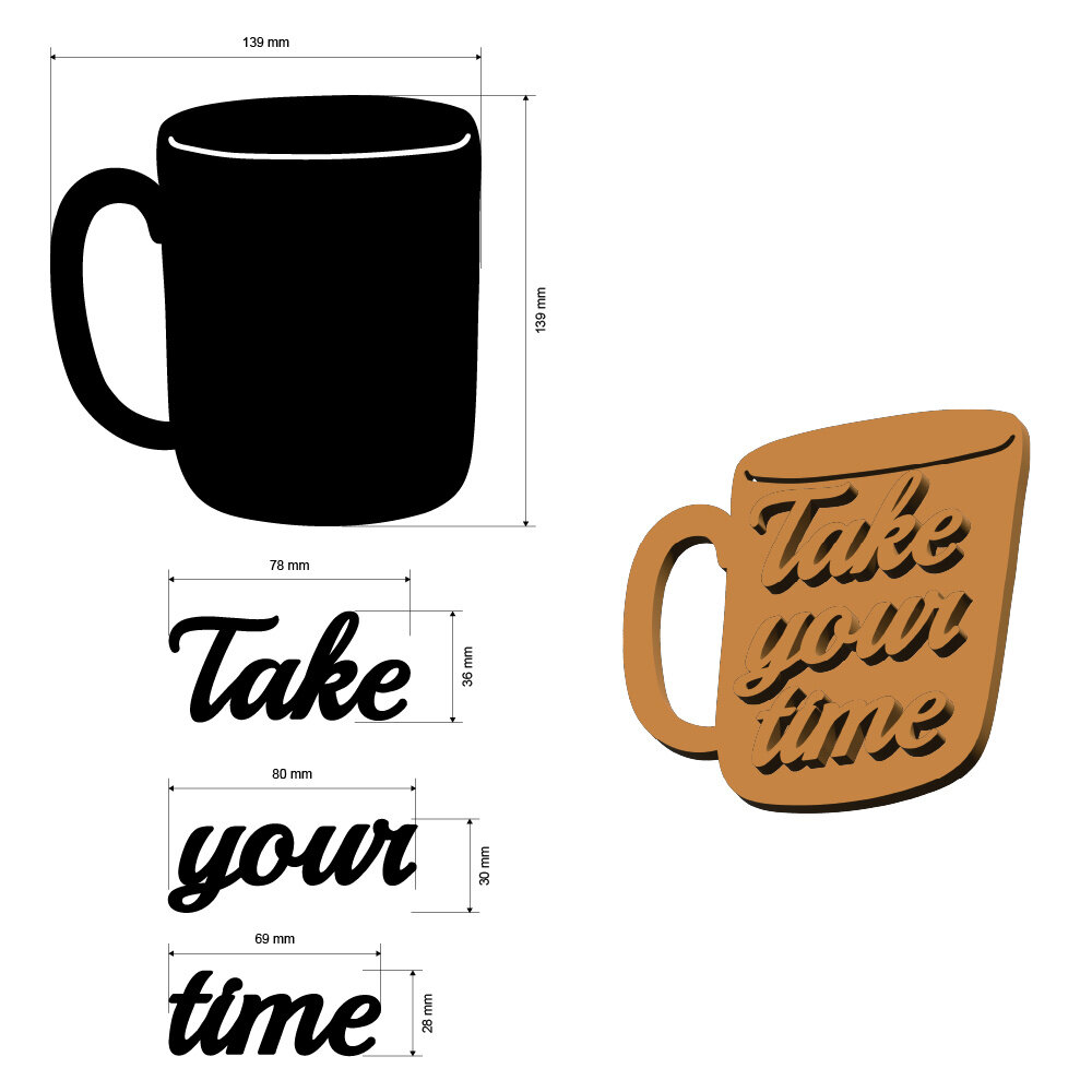 Stamperia Whispering Woods MDF Crafty Shapes Blank Cup (KLSM66) Stamperia Whispering Woods MDF Crafty Shapes Blank Cup (KLSM66)