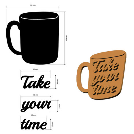 Stamperia Whispering Woods MDF Crafty Shapes Blank Cup (KLSM66) Stamperia Whispering Woods MDF Crafty Shapes Blank Cup (KLSM66)