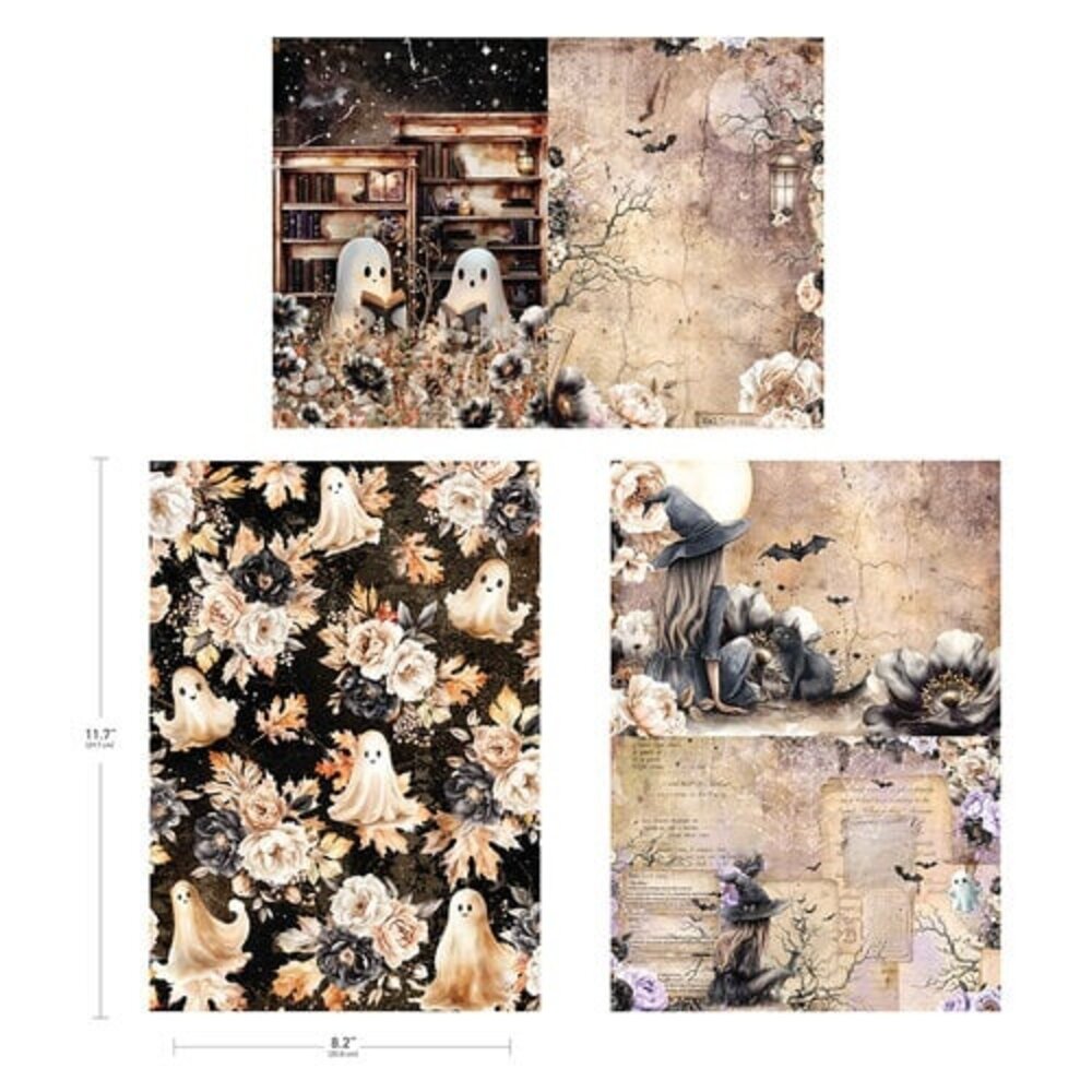 Prima Marketing Inc Bewitched A4 Decoupage Sheets (682057) Prima Marketing Inc Bewitched A4 Decoupage Sheets (682057)