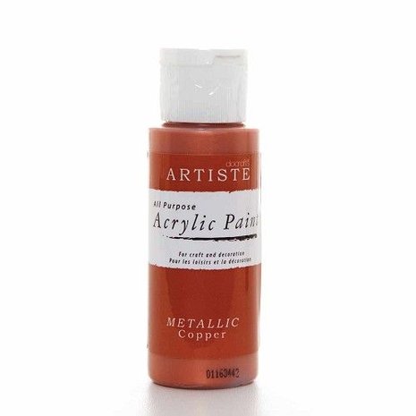 Artiste Acrylic Paint Metallic Copper (DOA763111) Artiste Acrylic Paint Metallic Copper (DOA763111)
