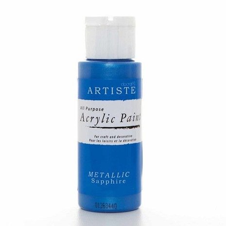 Artiste Acrylic Paint Metallic Sapphire (DOA763110)