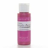 Artiste Acrylic Paint Metallic Rose (DOA763107)