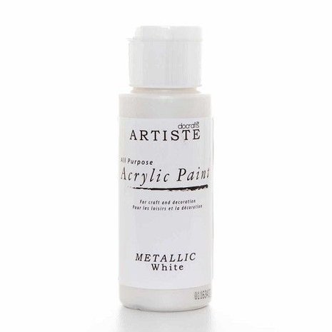 Artiste Acrylic Paint Metallic White (DOA763106) Artiste Acrylic Paint Metallic White (DOA763106)
