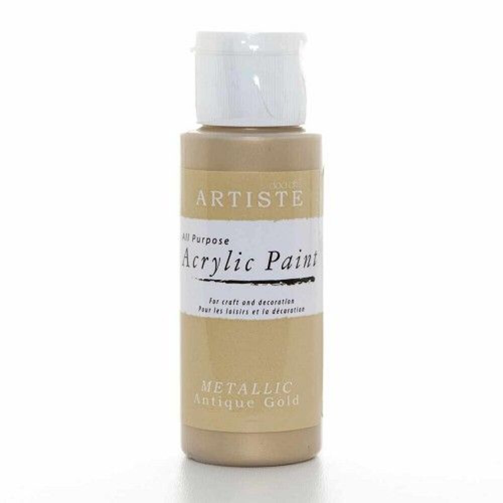Artiste Acrylic Paint Metallic Antique Gold (DOA763104) Artiste Acrylic Paint Metallic Antique Gold (DOA763104)