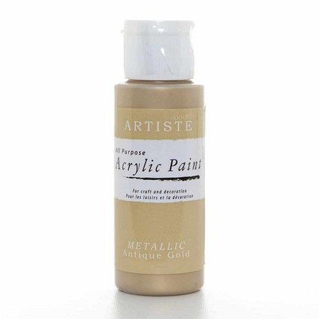 Artiste Acrylic Paint Metallic Antique Gold (DOA763104) Artiste Acrylic Paint Metallic Antique Gold (DOA763104)