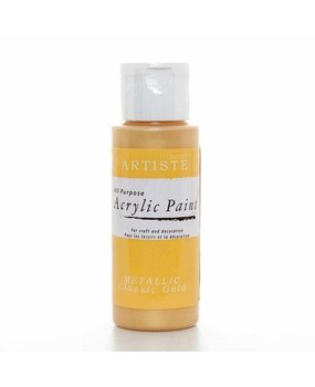 Artiste Acrylic Paint Metallic Classic Gold (DOA763103) Artiste Acrylic Paint Metallic Classic Gold (DOA763103)