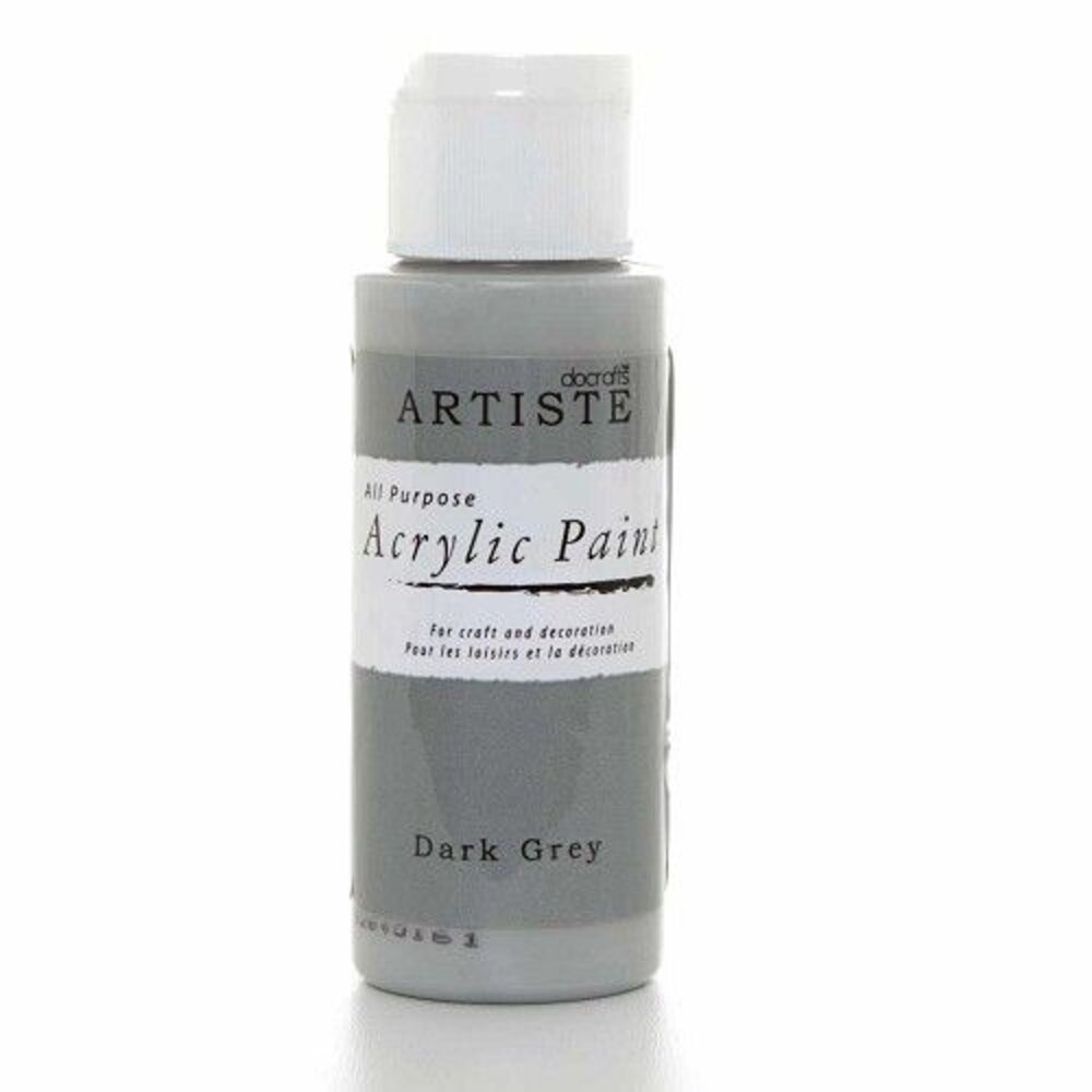 Artiste Acrylic Paint Dark Grey (DOA763258)