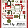 Carta Bella Hello Christmas Frames & Tags (CBHC124025) (OUTLET) Carta Bella Hello Christmas Frames & Tags (CBHC124025) (OUTLET)