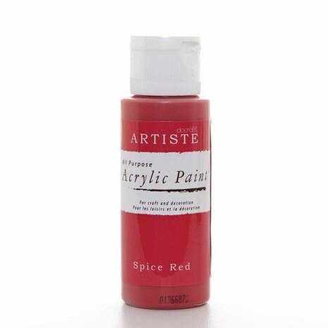 Artiste Acrylic Paint Spice Red (DOA76313) Artiste Acrylic Paint Spice Red (DOA76313)