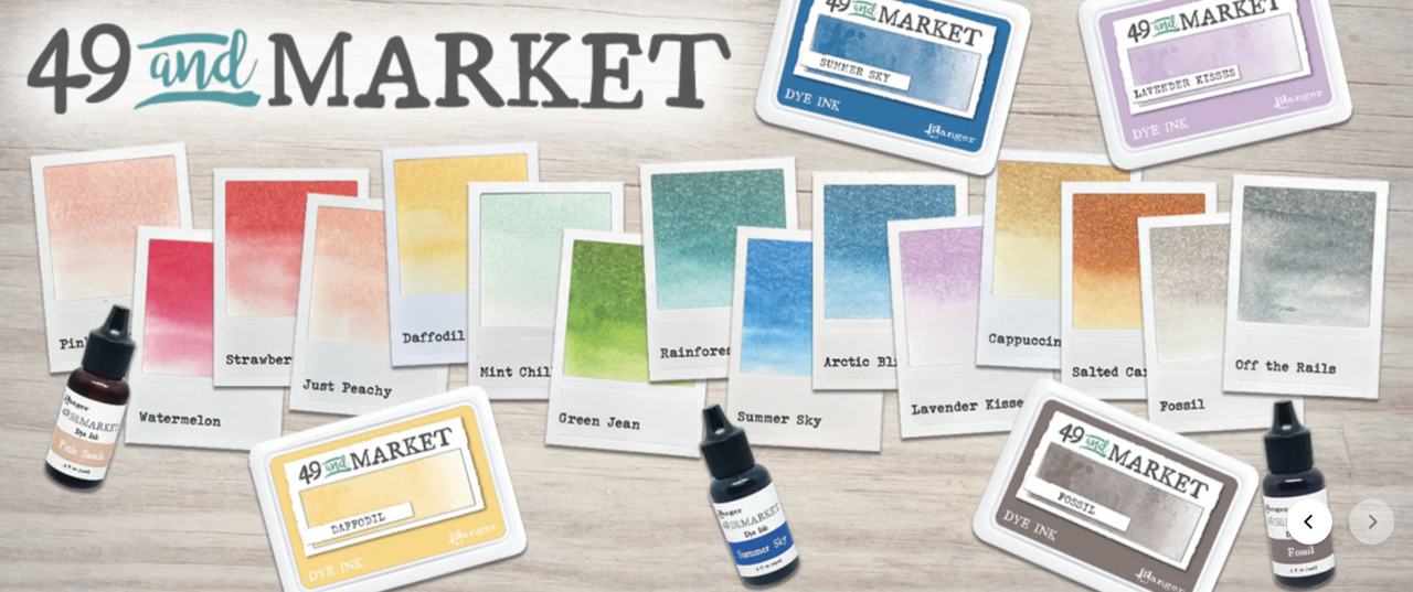 Ranger 49 & Market Dye Ink Pad Off the Rails (FMP92446) Ranger 49 & Market Dye Ink Pad Off the Rails (FMP92446)