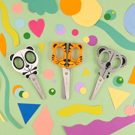 Vaessen Creative Kinderscharen Set Tijger Koala Panda (70103-005)