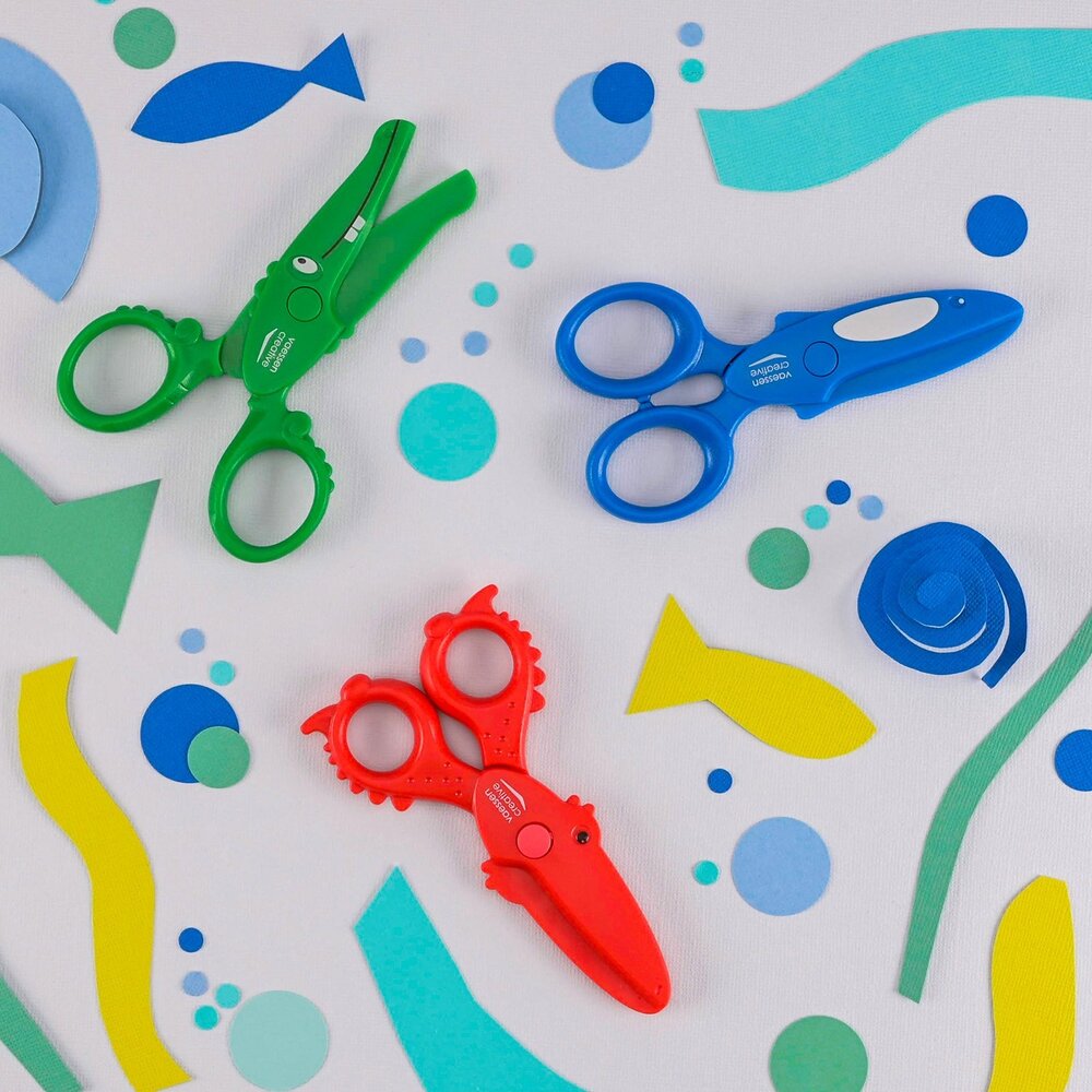 Vaessen Creative Kinderscharen Set Krab Walvis Krokodil (70103-007)