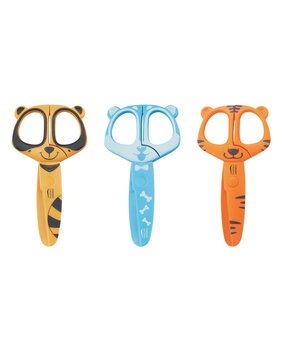 Vaessen Creative Kinderscharen Set Wasbeer Hond Tijger (70103-008)