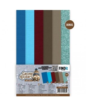 Berrie's Beauties Gnomie Holidays 4K Linen Cardstock Pack (BB-4K-10020)