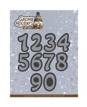Berrie's Beauties Gnomie Holidays Dies Gnomie Numbers (BBD10064) Berrie's Beauties Gnomie Holidays Dies Gnomie Numbers (BBD10064)