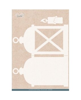 Card Deco Folding Card Stencil Gnomie Lantern (CDEST084)