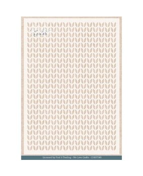 Card Deco Mixed Media Stencil Gnomie Pattern (CDEST085)