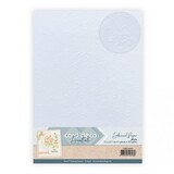 Card Deco Embossed Paper White A4 Blossom Garden (CDEEC10003)