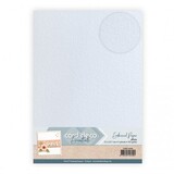 Card Deco Embossed Paper White A4 Classic Curl (CDEEC10004)