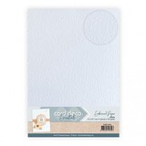 Card Deco Embossed Paper White A4 Vine Flourish (CDEEC10005)