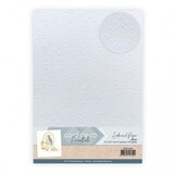 Card Deco Embossed Paper White A4 Daisy Delight (CDEEC10007)