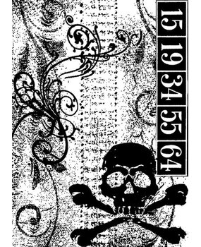 Stampers Anonymous Cling Components Stamps Skull (COM003) Stampers Anonymous Cling Components Stamps Skull (COM003)