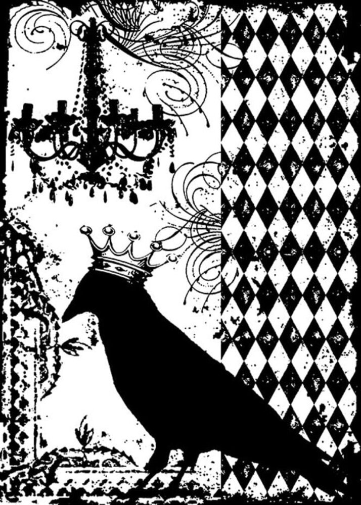 Stampers Anonymous Cling Components Stamps Blackbird (COM017) Stampers Anonymous Cling Components Stamps Blackbird (COM017)