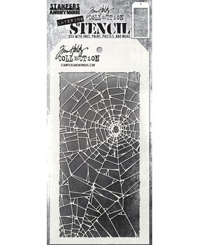 Stampers Anonymous Tim Holtz Shatter Layering Stencil (THS014)
