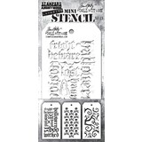 Stampers Anonymous Tim Holtz Mini Layering Stencil Set 23 (THMST023)