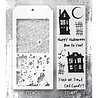 Stampers Anonymous Tim Holtz Clear Stamp and Stencil Ghost Town (THMM194)