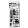 Stampers Anonymous Tim Holtz Clear Stamp and Stencil Ghost Town (THMM194)